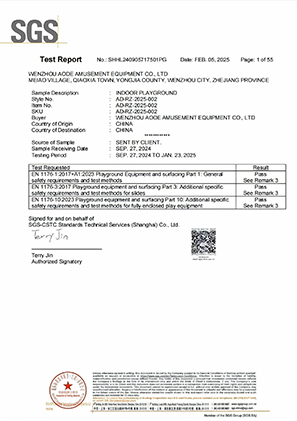 SGS-Certified EN Indoor Playground